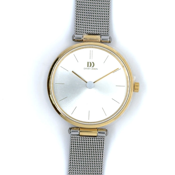Danish Design White/Yellow Dial Watch