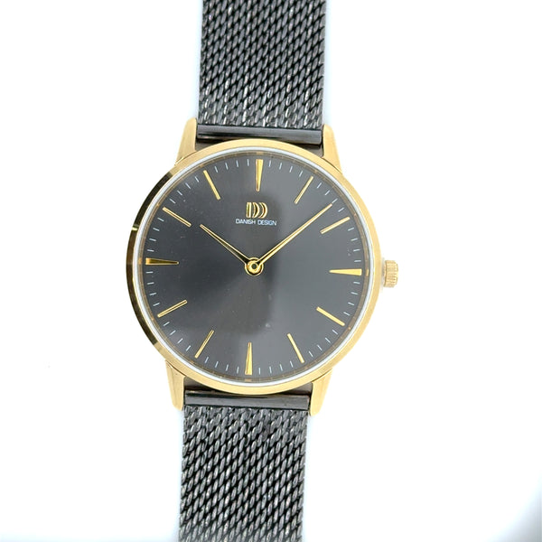Danish Design Black/Yellow Dial Watch