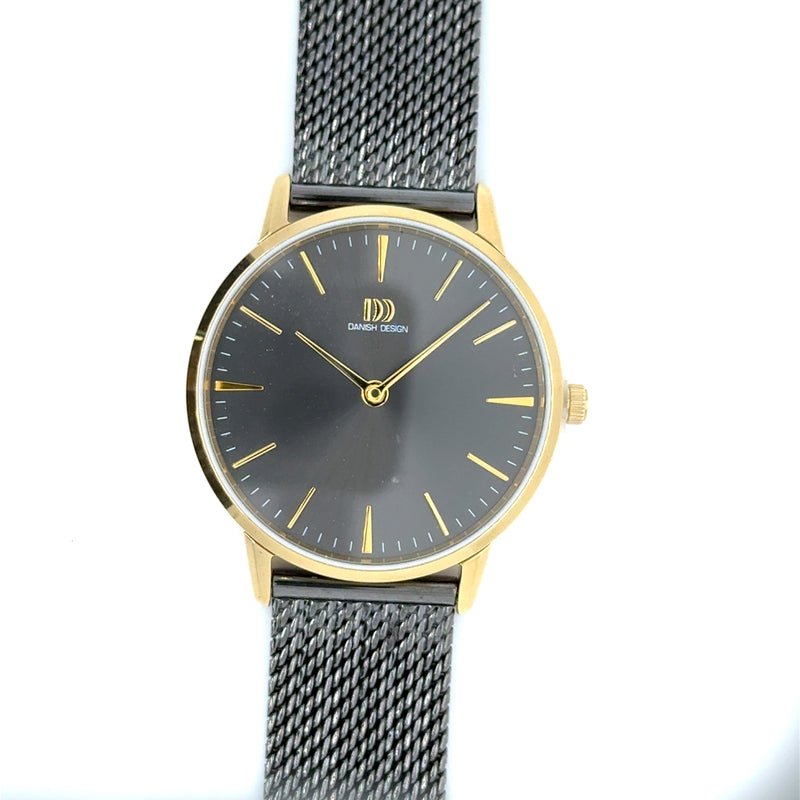 Danish Design Black/Yellow Dial Watch