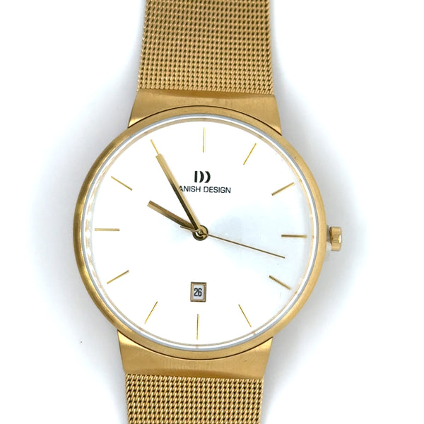 Danish Design White/Gold Dial Watch