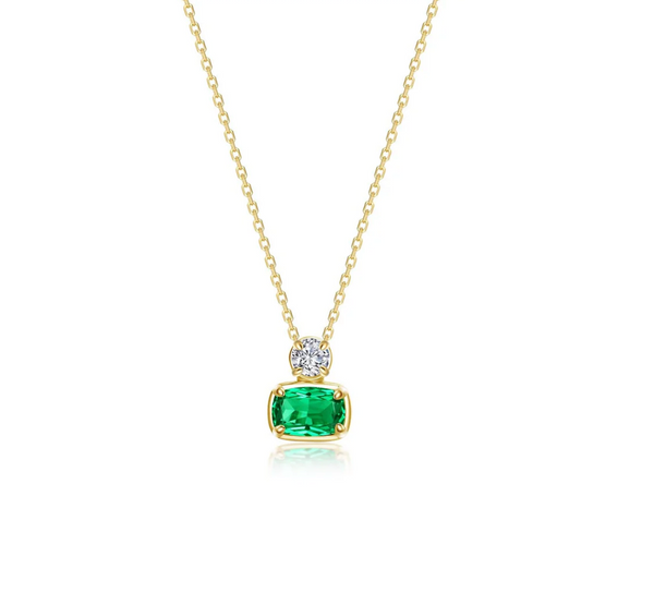 Regal Cushion Cut Necklace
