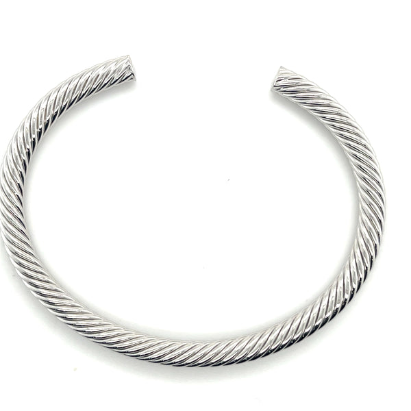 Sterling Twist Cuff Bracelet