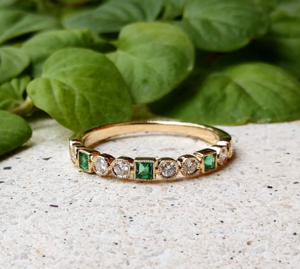Emerald and Diamond Band