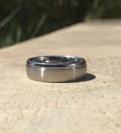 Off Center Groove On Domed Band