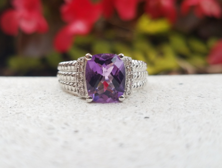 Amethyst Triple Row