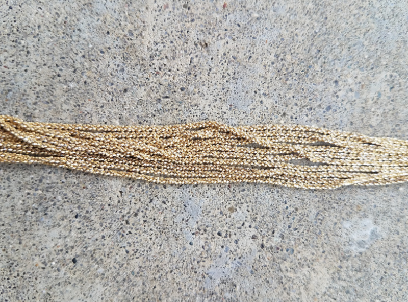 Yellow 10-Strand Bracelet