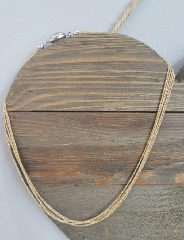 Yellow Necklace - 5-Strand