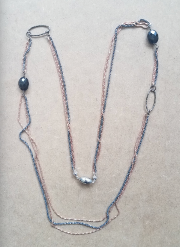 Black and Pink Necklace