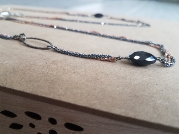 Black and Pink Necklace