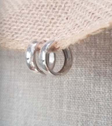 Sterling Hoop Earrings