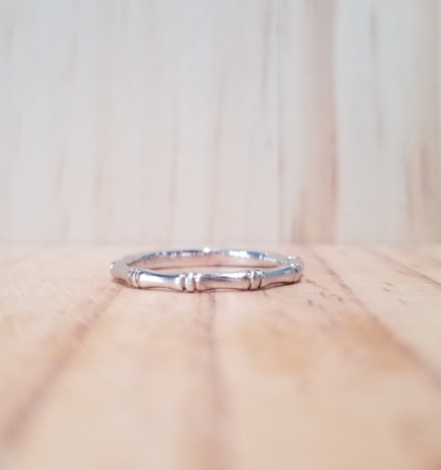 Sterling Silver Bamboo Ring