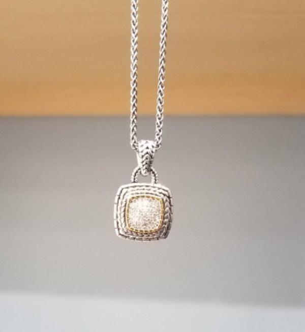 Cushion Diamond Pendant