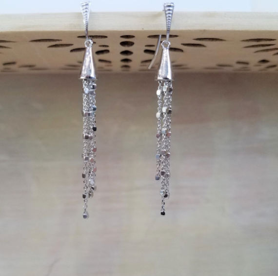 Drop Earrings - 5-Strand