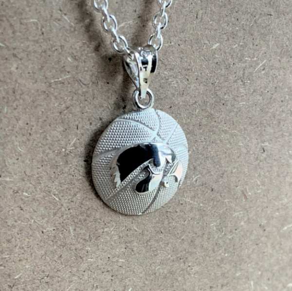 University of Iowa Basketball Charm Pendant